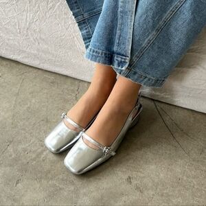 Lisa Says Gah Mackie Heel Silver